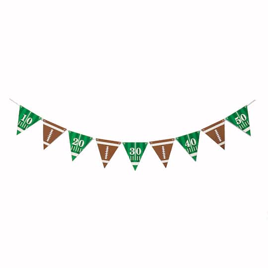 7.8ft. Football & Field Banner by Celebrate It™